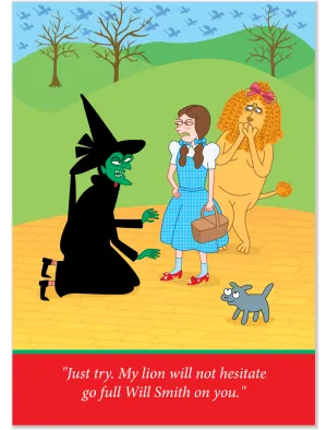 1240 Bitch Slap (Birthday Card)