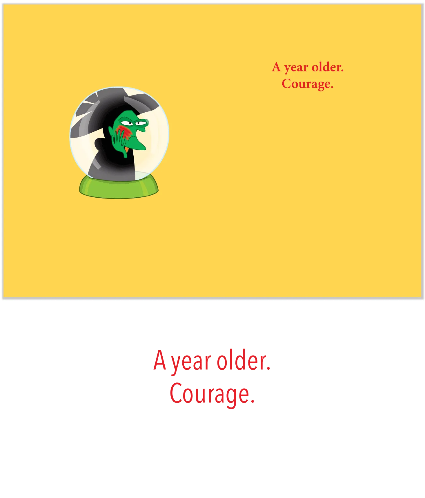 1240 Bitch Slap (Birthday Card)