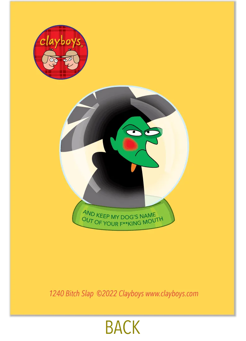 1240 Bitch Slap (Birthday Card)