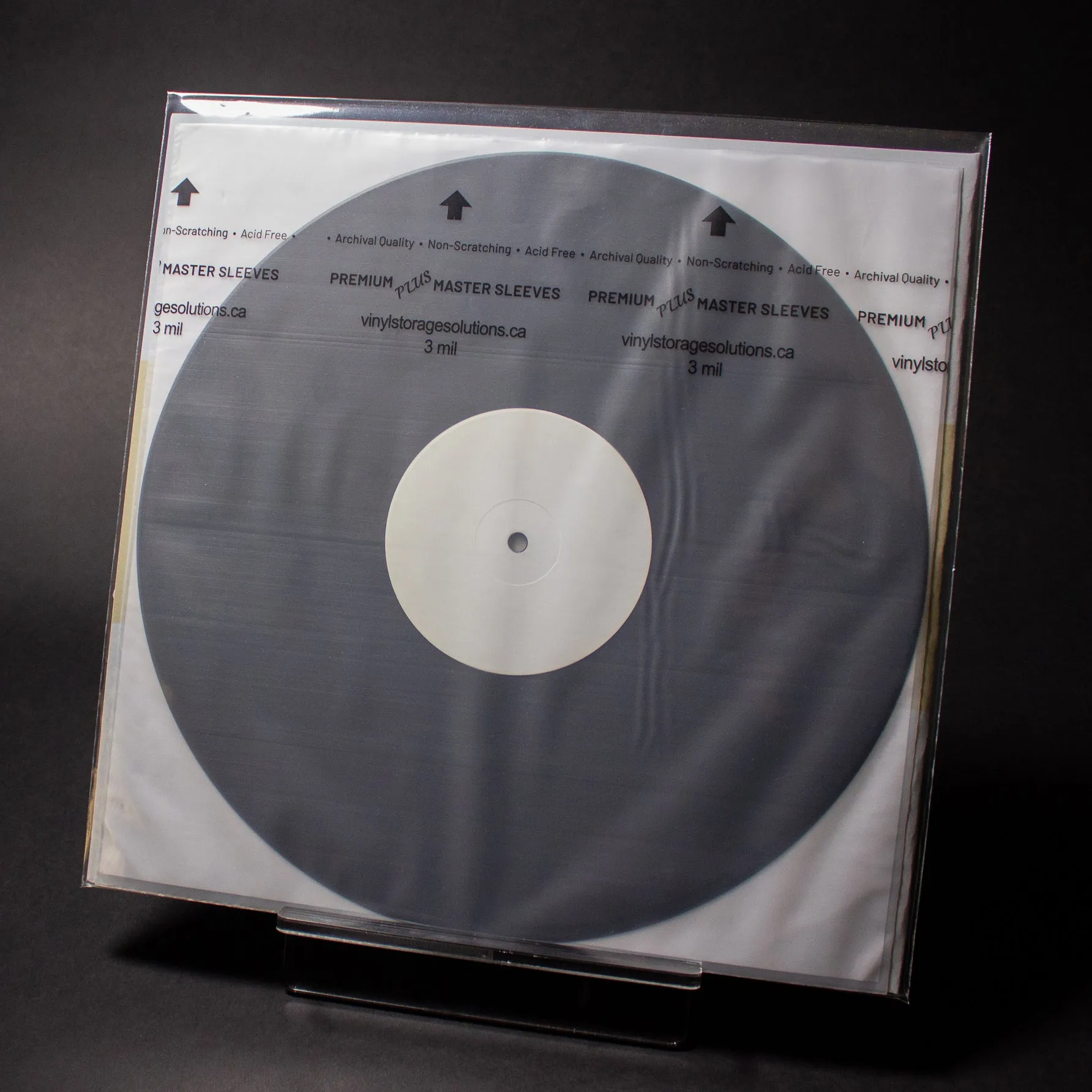 12" Dual Pocket Outer Sleeves w/ One Flap - 4mil (25 pack)