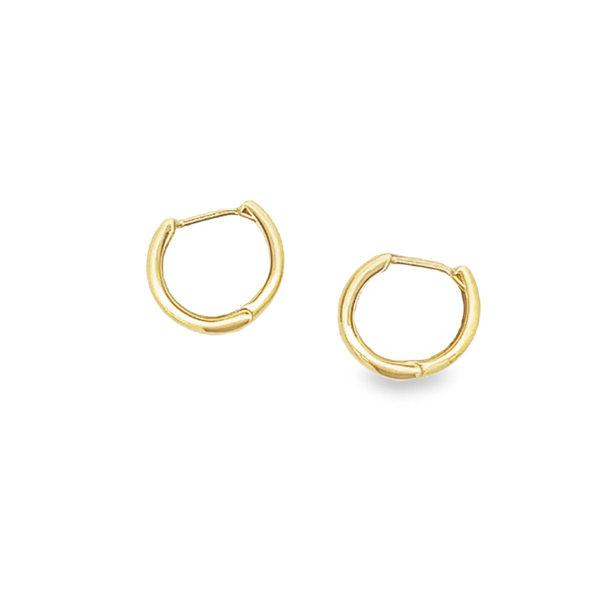 14K solid gold essentials - bold huggies