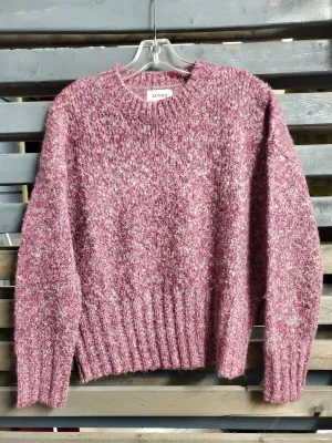 2 Tone Fuzzy Sweater Top
