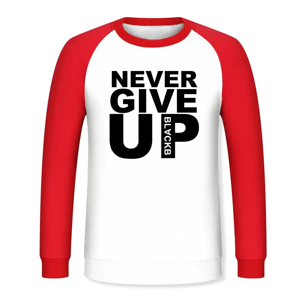 2022 Autumn Winter Men Casual Hoodie You'll Never Walk Alone Never Give Up Sweatshirts Mens Hoodies Fleece Pullovers Streetwear