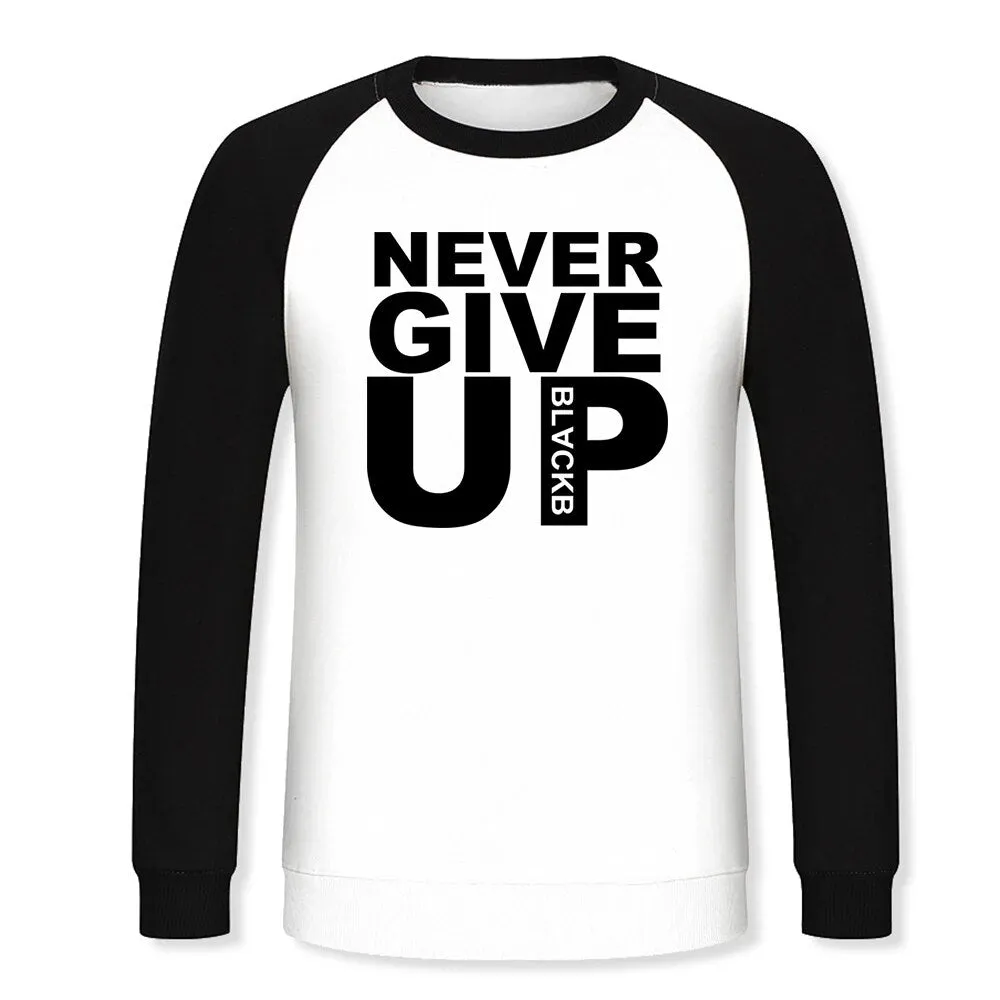 2022 Autumn Winter Men Casual Hoodie You'll Never Walk Alone Never Give Up Sweatshirts Mens Hoodies Fleece Pullovers Streetwear