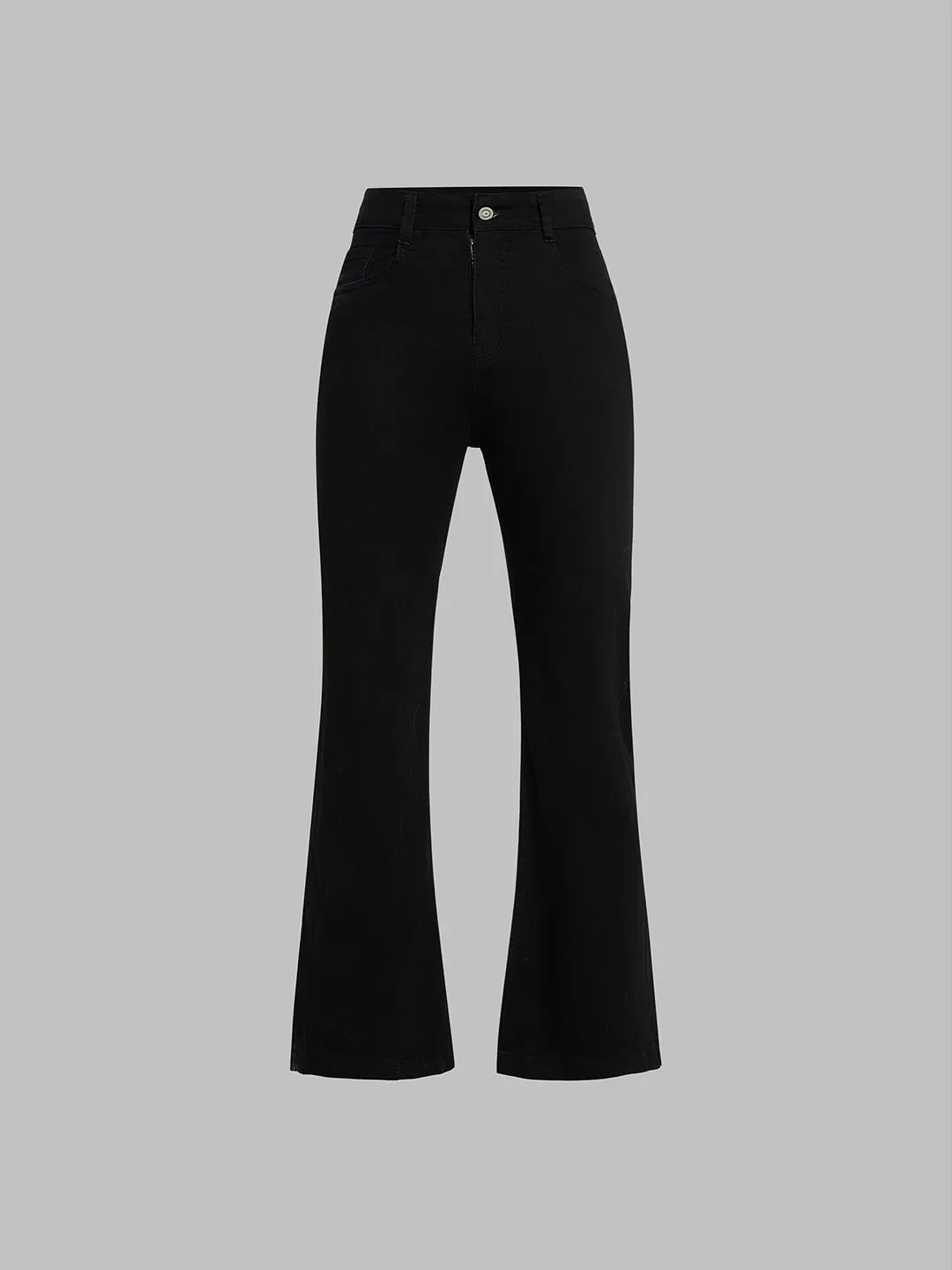 24/7 Comfort Black Bootcut High-Rise Stretchable Denim Jeans