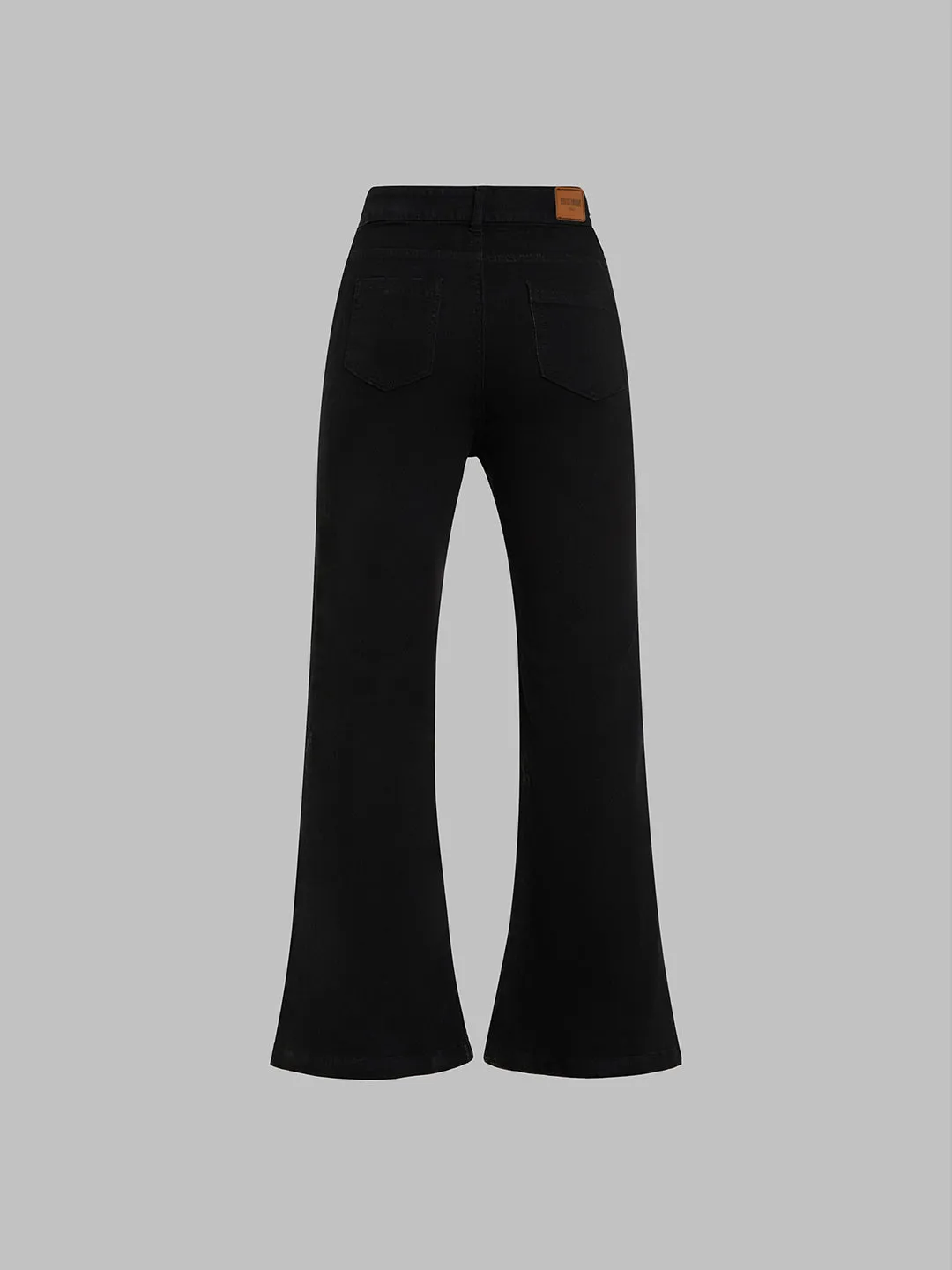 24/7 Comfort Black Bootcut High-Rise Stretchable Denim Jeans