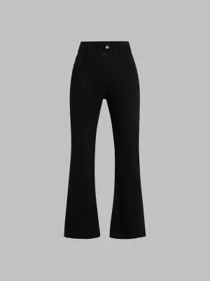 24/7 Comfort Black Bootcut High-Rise Stretchable Denim Jeans