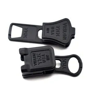4pcs #10 Extra Heavy Molded Pulls YKK Vislon Jacket Zippers