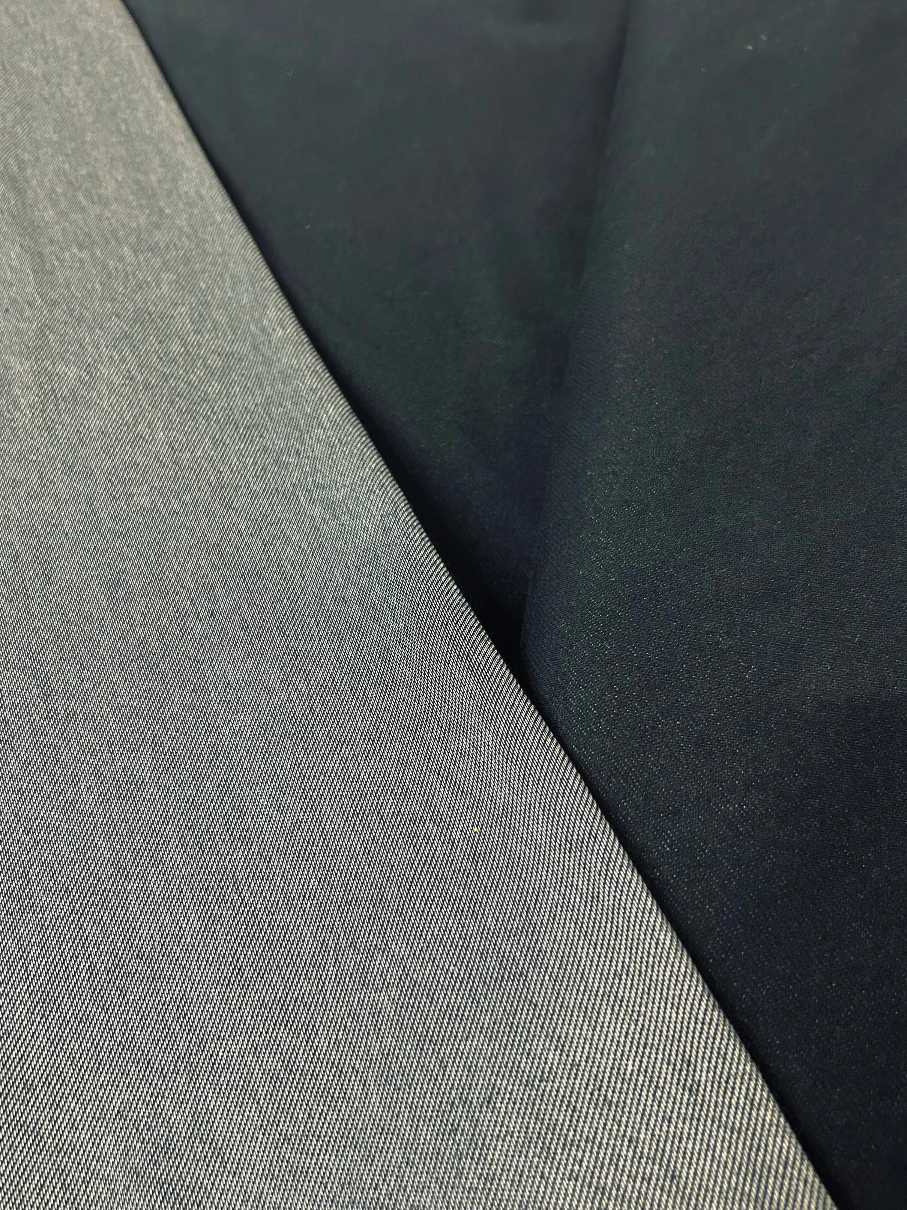 60CM NAVY REMNANT HYBRID 4 WAY STRETCH DENIM