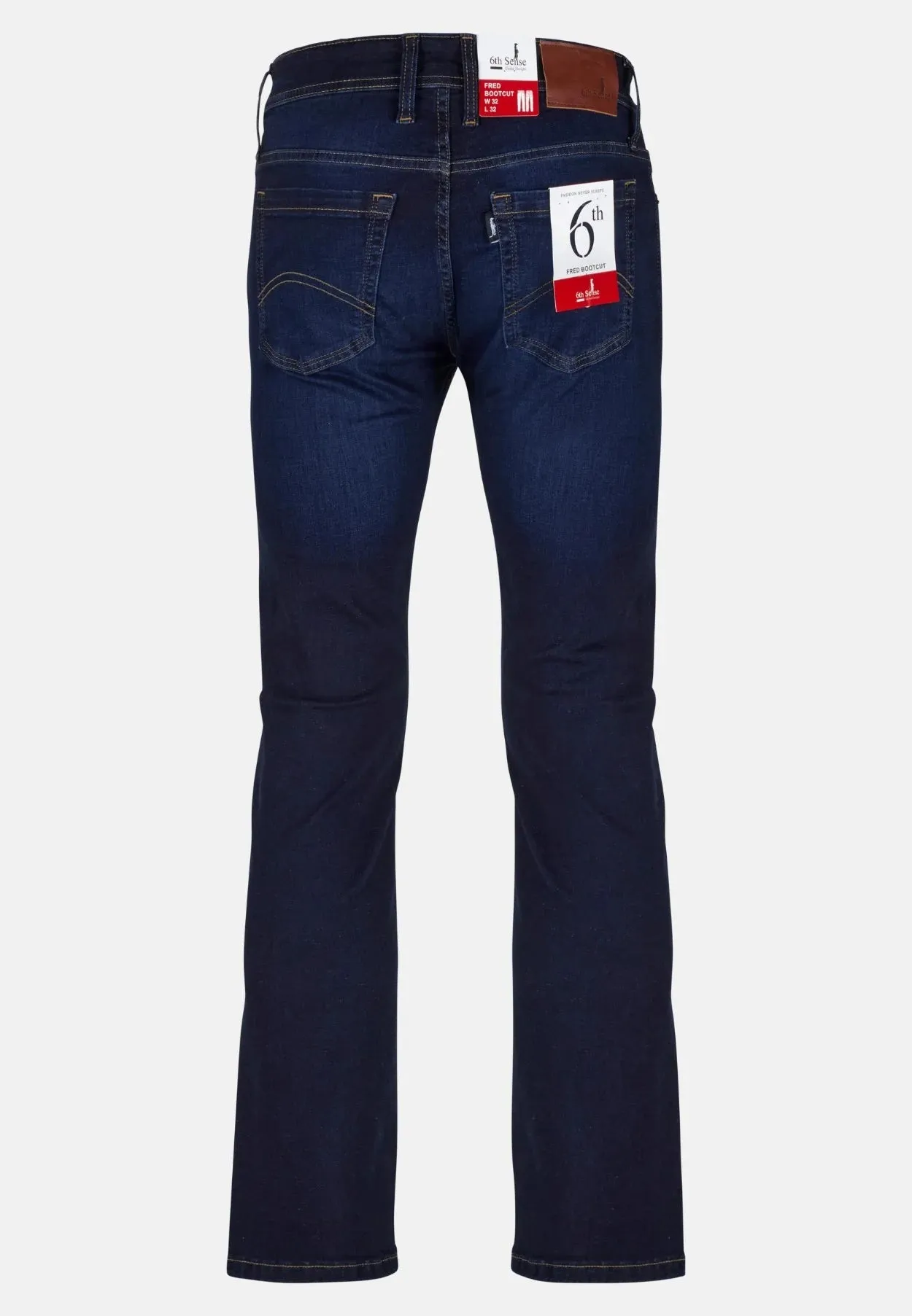6th Sense Fred Boot Cut Stretch Jeans - Prussian