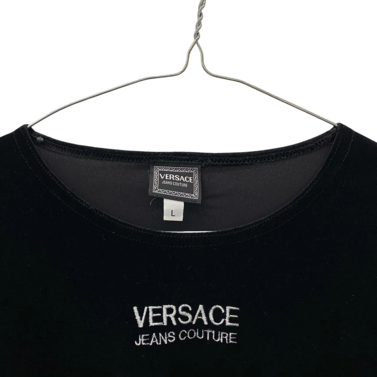 90s Versace velvet jumper