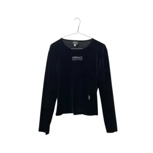 90s Versace velvet jumper