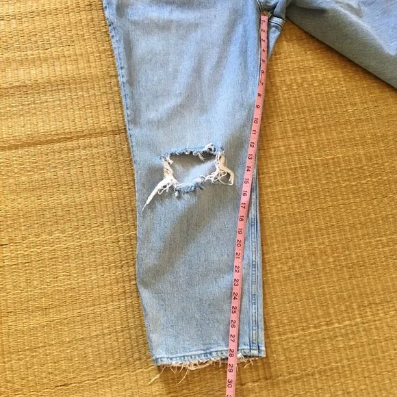 Abercrombie &amp; Fitch The '90s Straight Ultra High Rise Comfort Stretch Jean Sz 36
