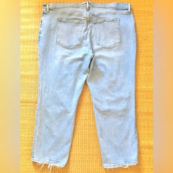 Abercrombie &amp; Fitch The '90s Straight Ultra High Rise Comfort Stretch Jean Sz 36
