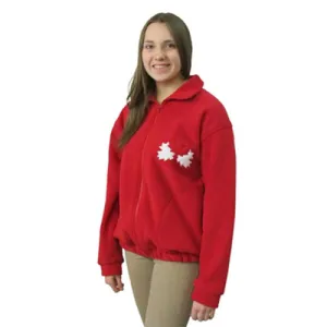 ADULT CANADA BOMBER JACKET RED