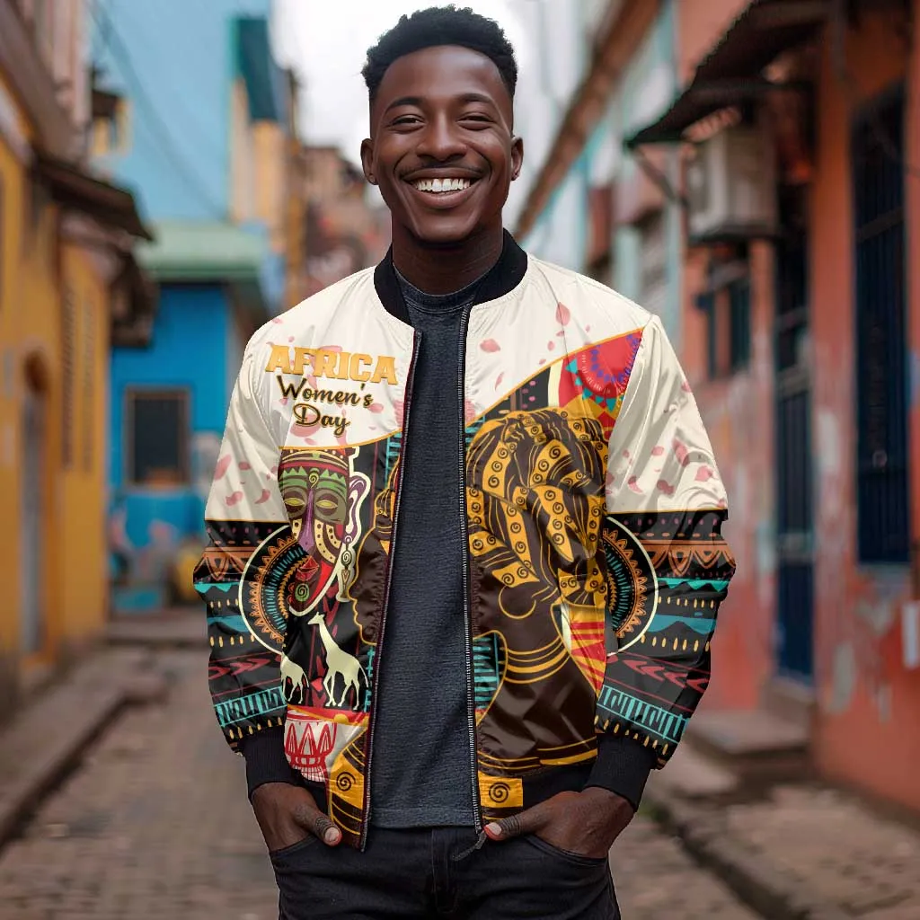 Africa International Women Day Bomber Jacket African Pattern LT14