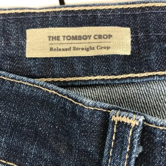 AG Adriano Goldschmied The Tomboy Crop Jean Ladies Size 26 EUC  **