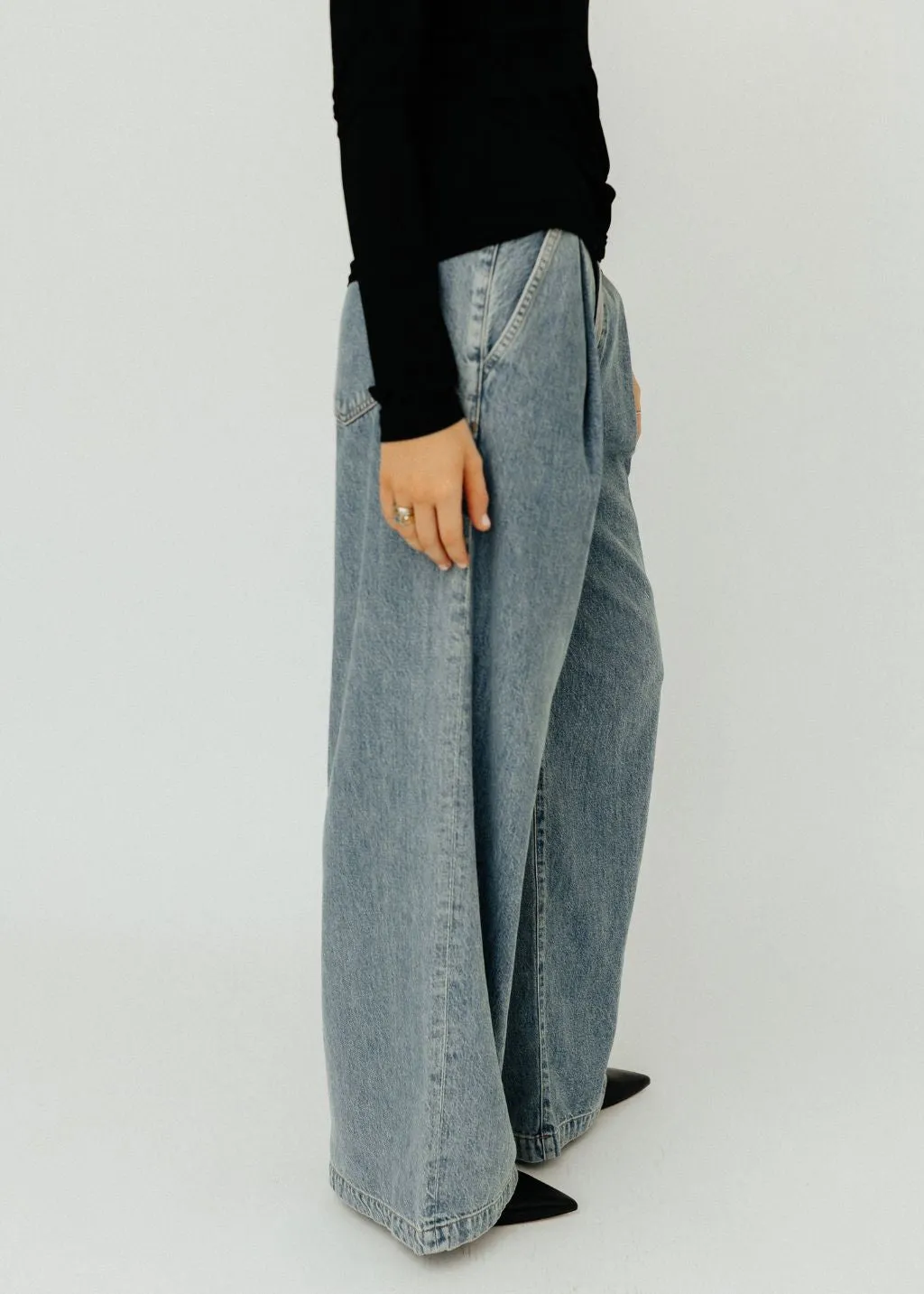 AGOLDE Ellis Trouser in Baffle