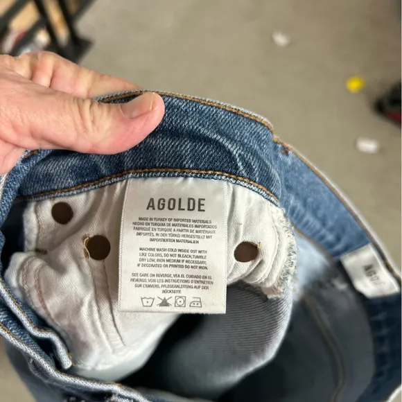 AGOLDE  NICO  High rise straight jeans in size 26.Great quality jeans!