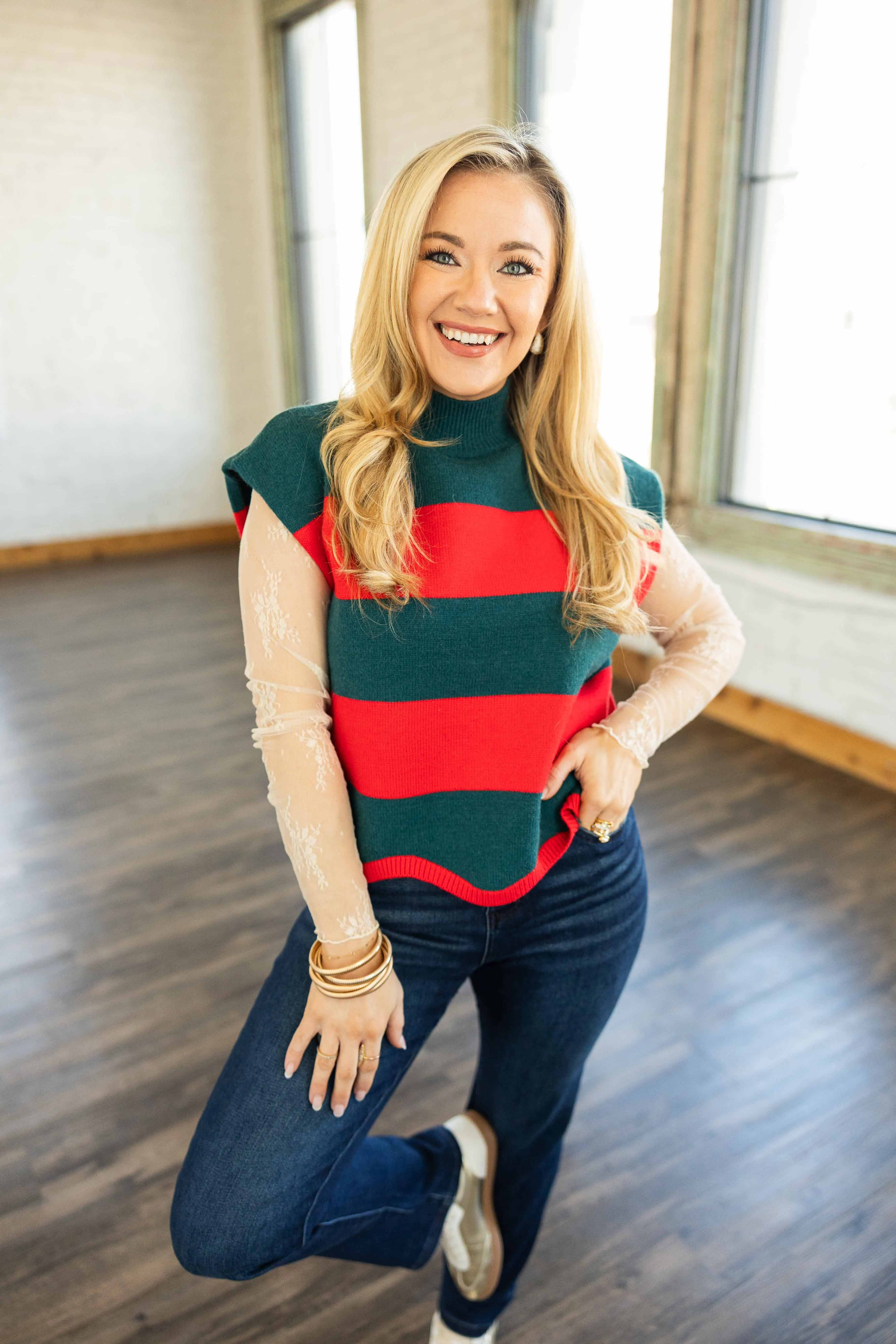 ANDIE CAP SLEEVE SWEATER TOP