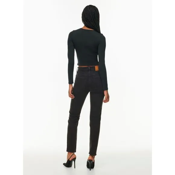 Aritzia Denim Forum The Yoko High Rise The Modern Cigarette Slim Jeans 27