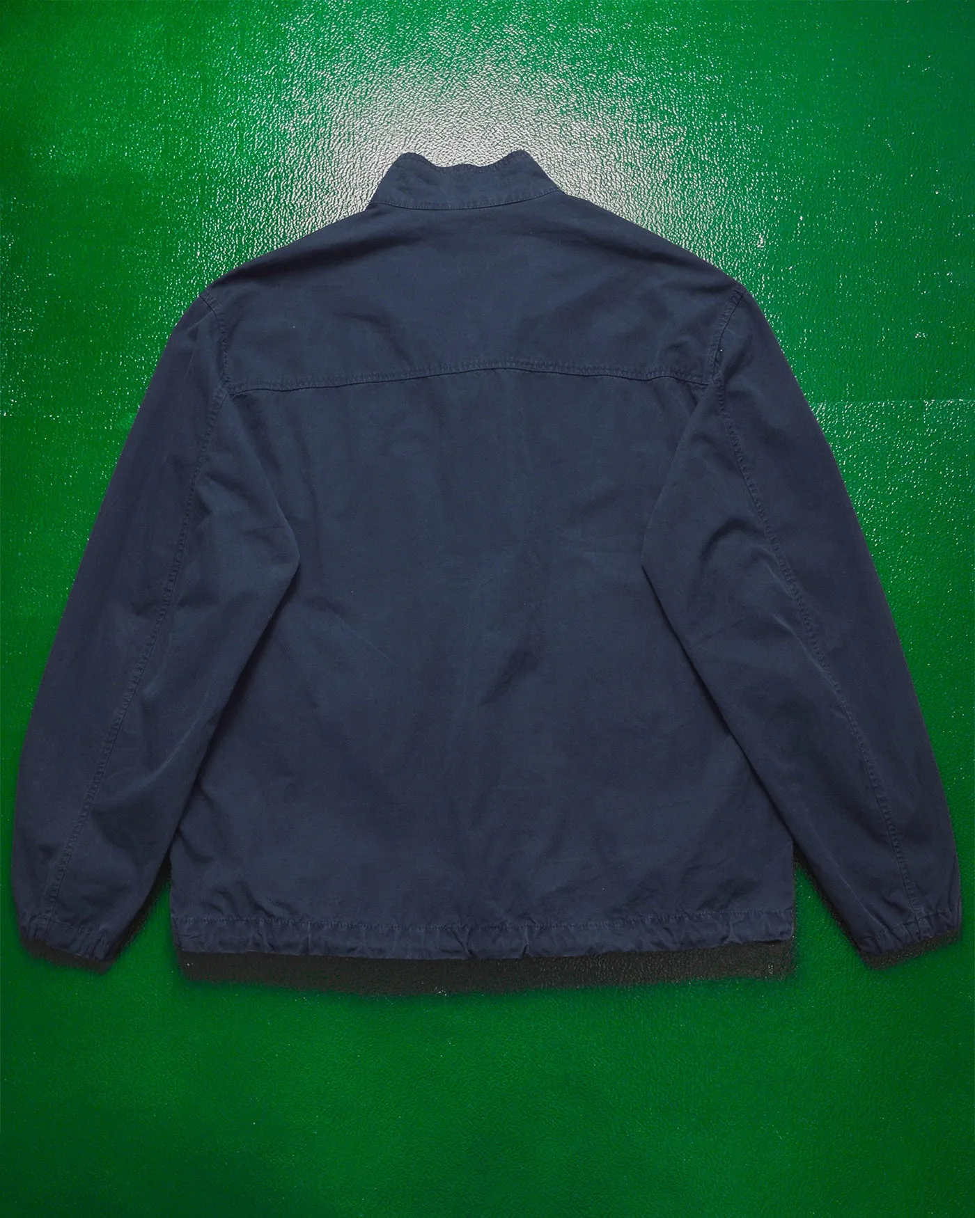 Asymmetrical Multi - Pocket  Navy Work Jacket (M~L)