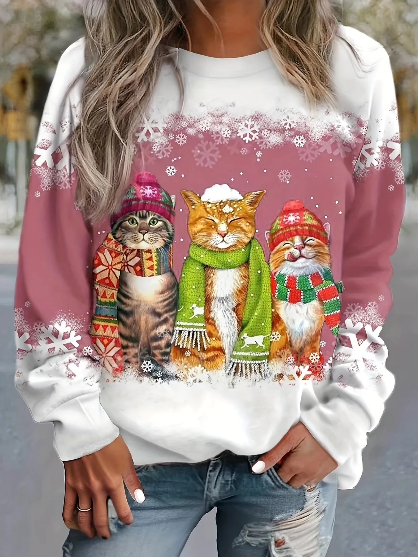 Aurora | Christmas cat sweater