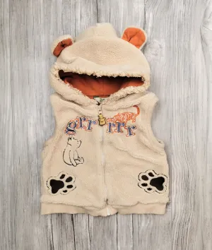 BABY BOY SIZE 18 MONTHS - DISNEY Baby, Thick Fleece, Hooded Vest EUC B39