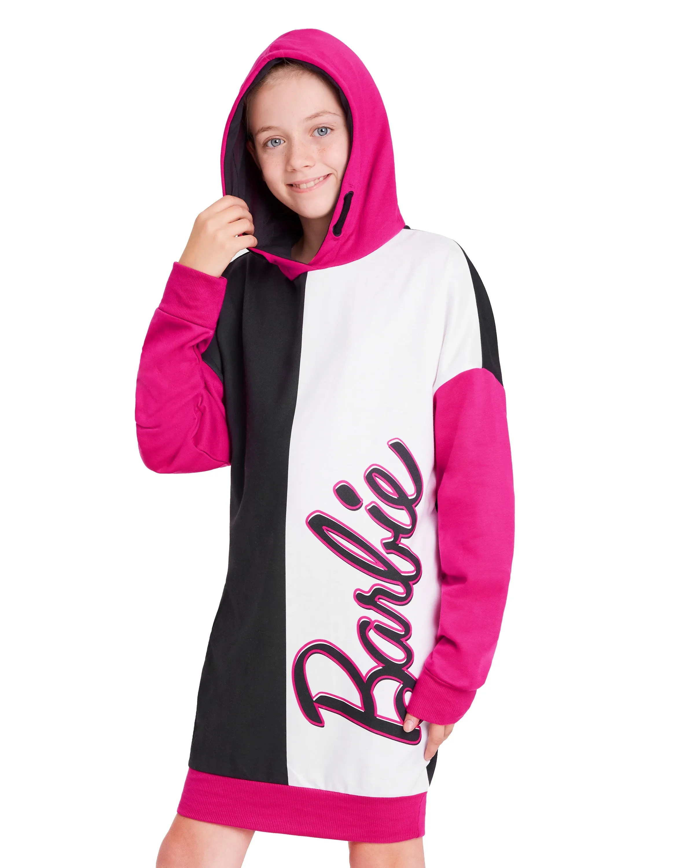 Barbie Oversized Hoodie - Sweater Dress for Girls
