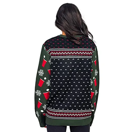 Beer Pong 3D Ugly Christmas Sweater