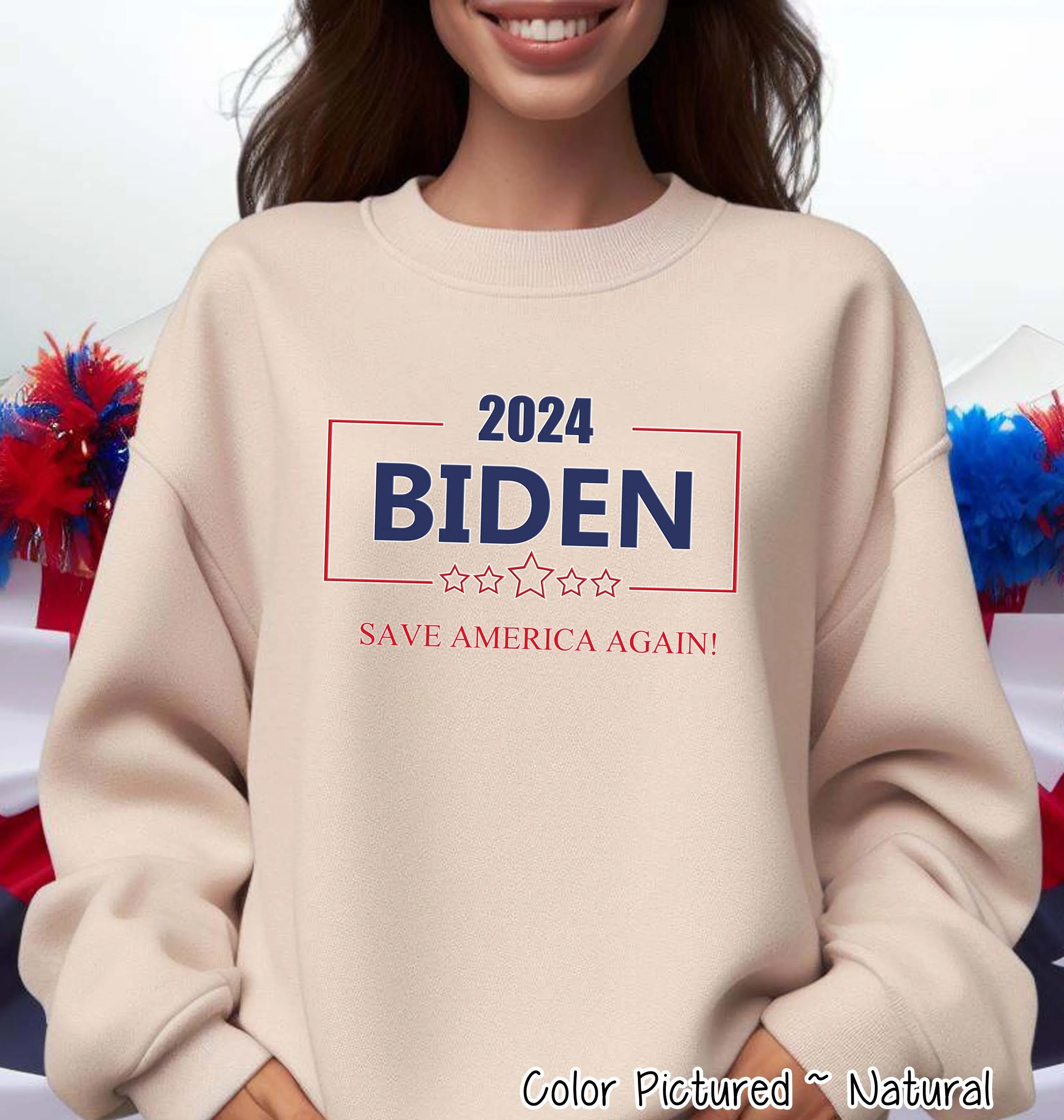 Biden 2024 Political Tee or Sweatshirt