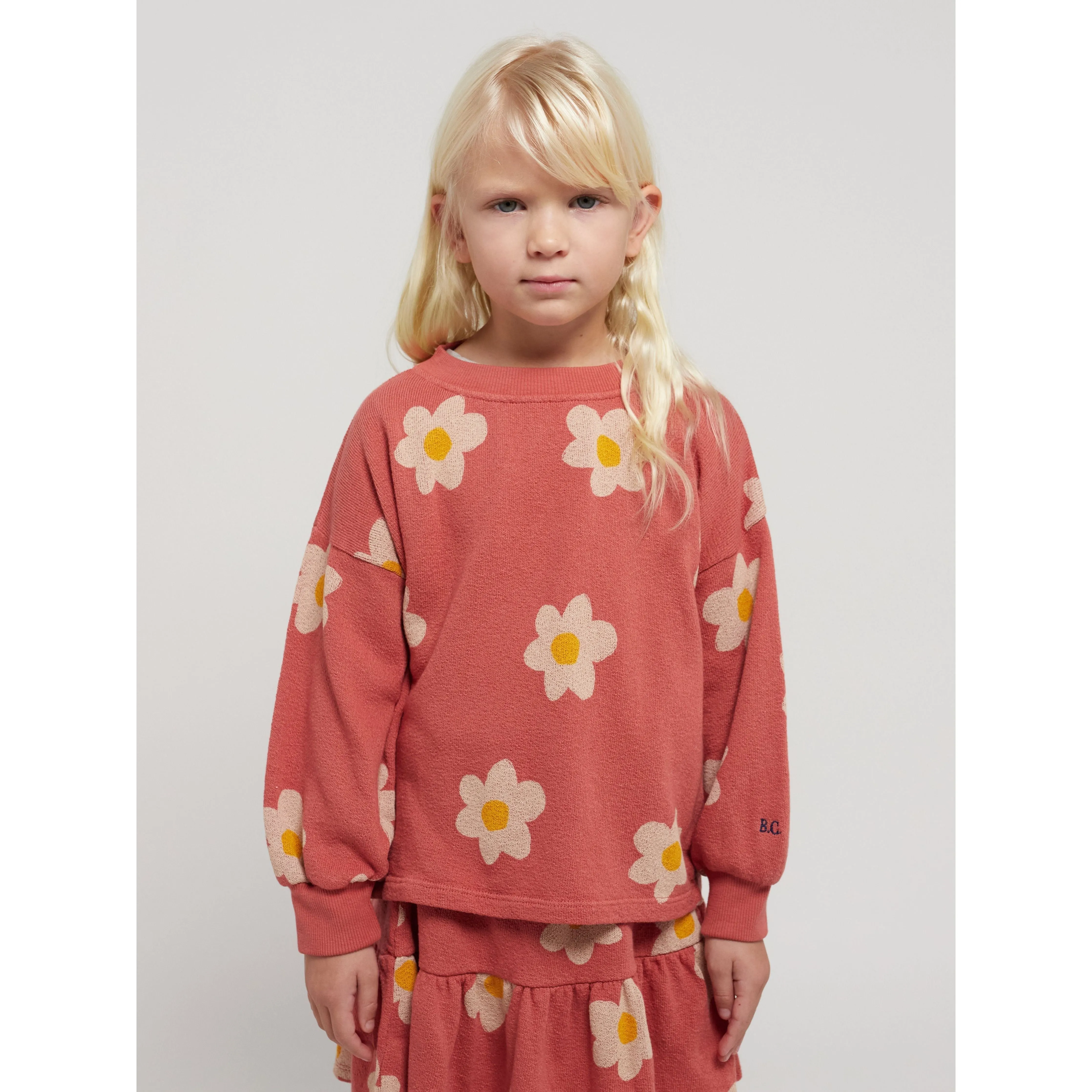 Big Flower All Over Sweatshirt
