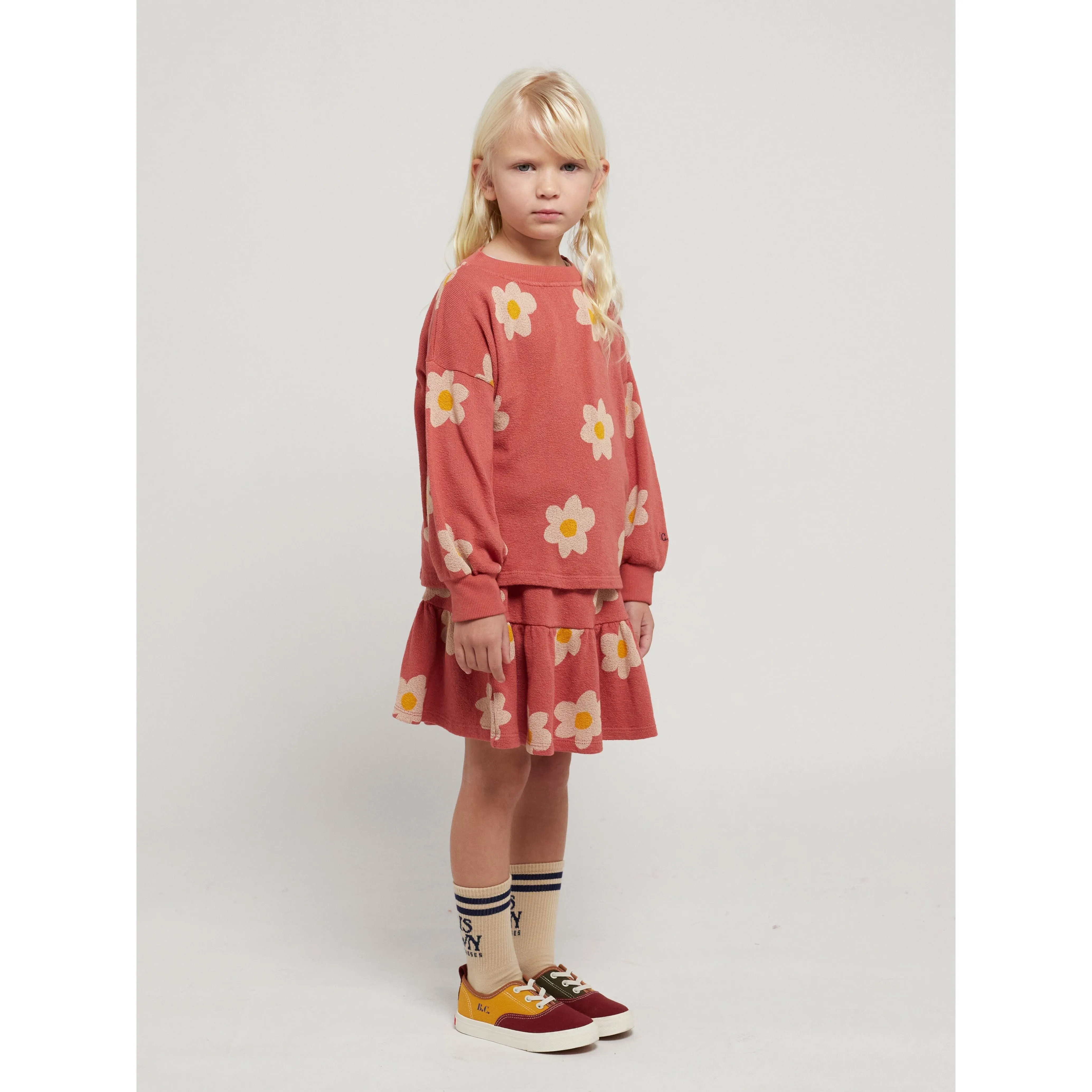 Big Flower All Over Sweatshirt