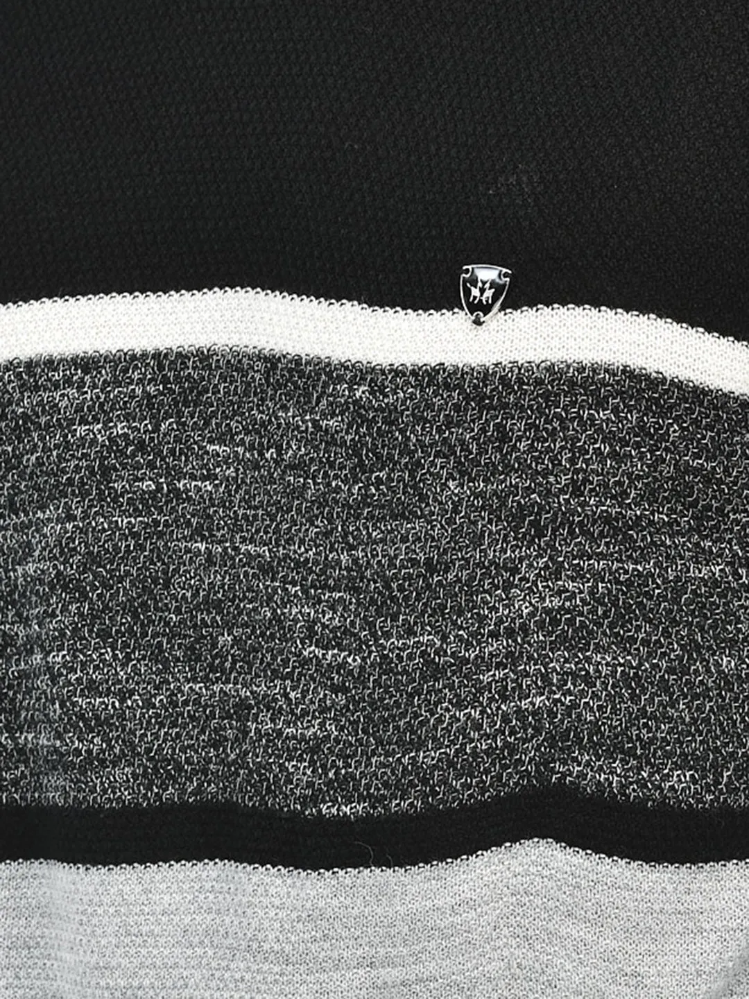 Black Colourblocked Sweaters