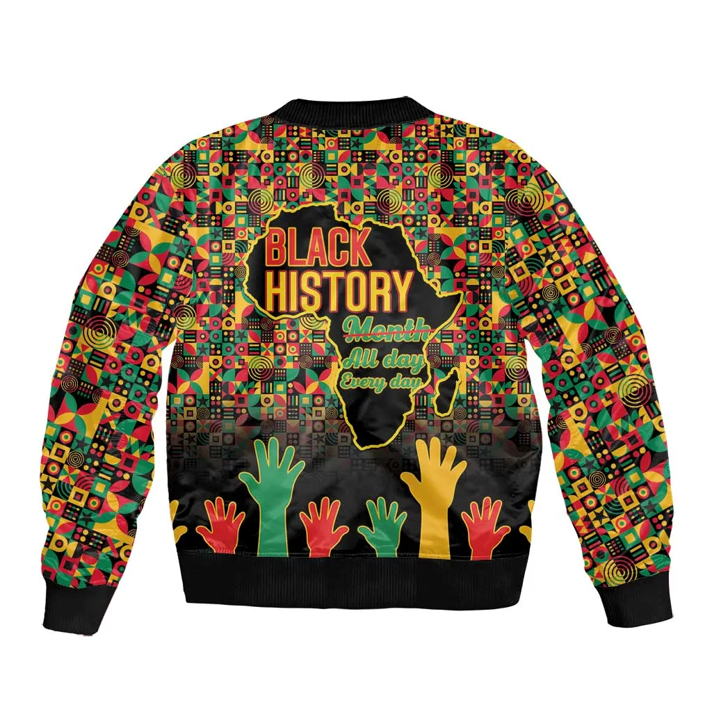 Black History Month Bomber Jacket I'm Black And I'm Proud LT15