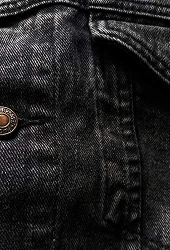 Black Oversized Denim Jacket for Women