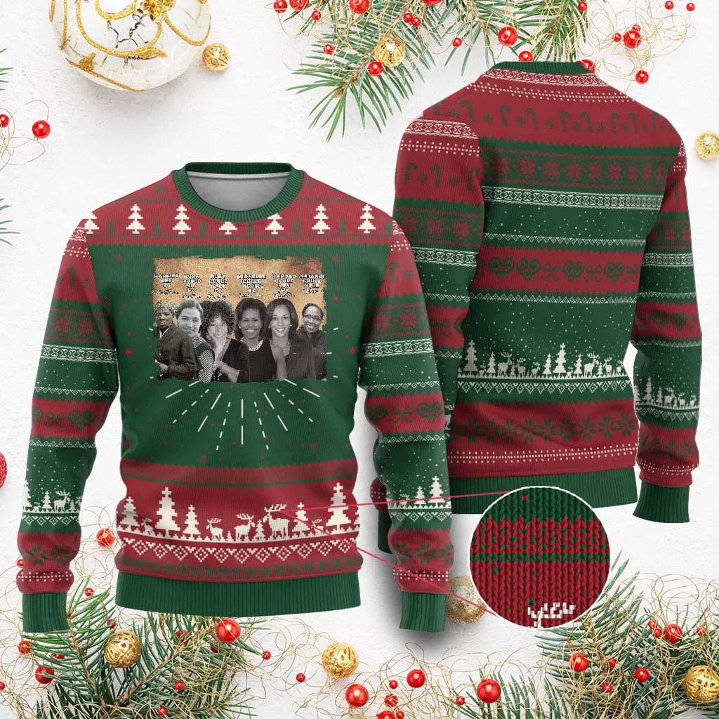 Black Women History Ugly Christmas Sweater Harriet Led So Rosa Could Sit Black History TS09