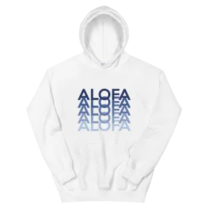 Blue Alofa Repeat *ADULT HOODIE*