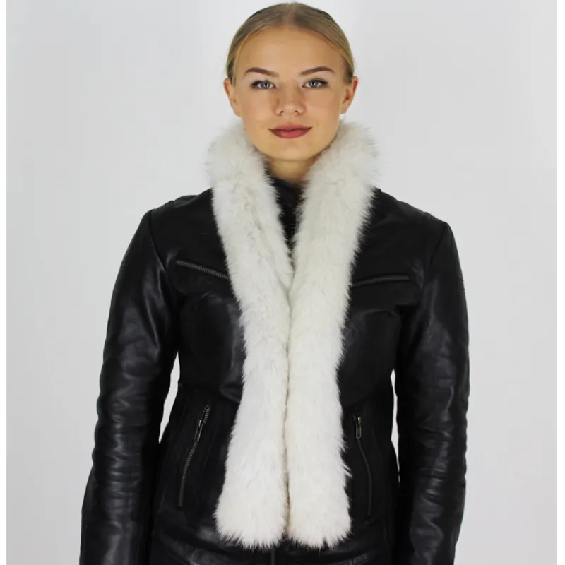Blue fox white boa