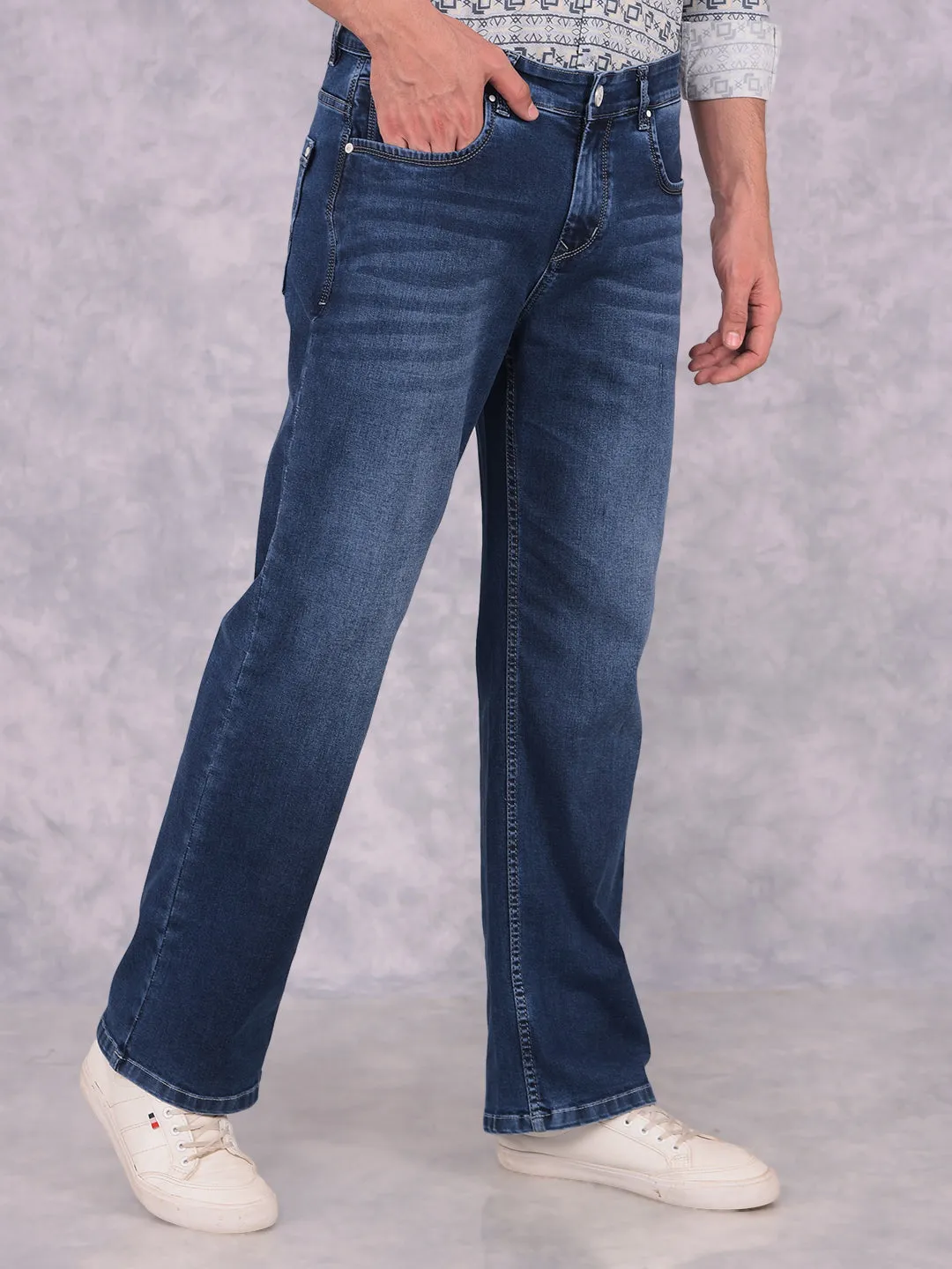 Blue Loose Fit Jeans