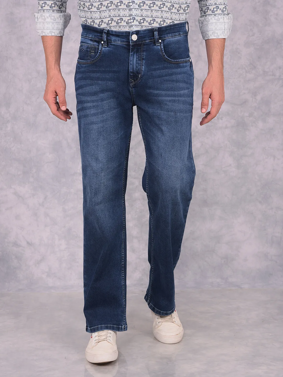 Blue Loose Fit Jeans
