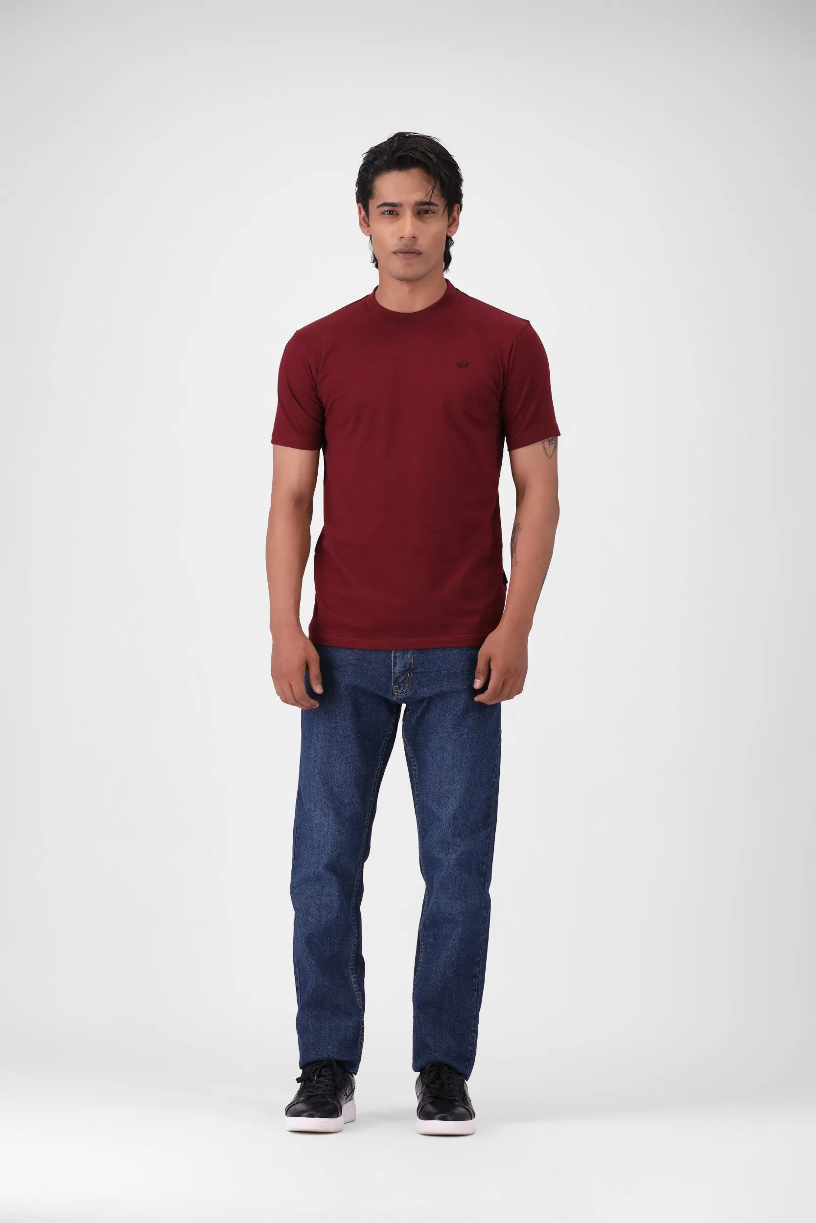 BLUE STRAIGHT FIT JEANS