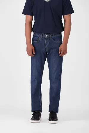 BLUE STRAIGHT FIT JEANS