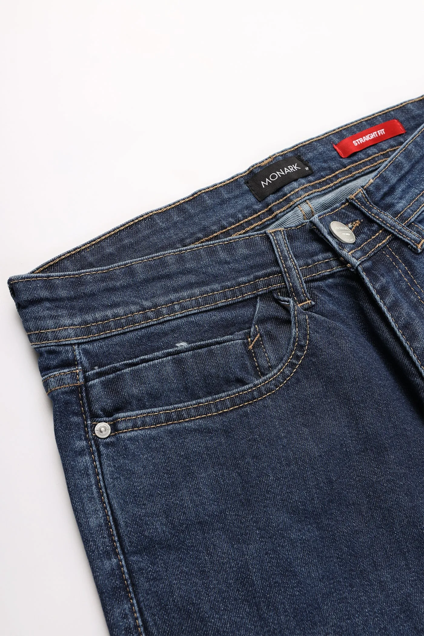 BLUE STRAIGHT FIT JEANS