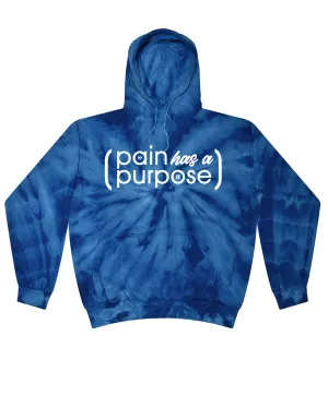 Blue Swirl Tie Dye Hoodie