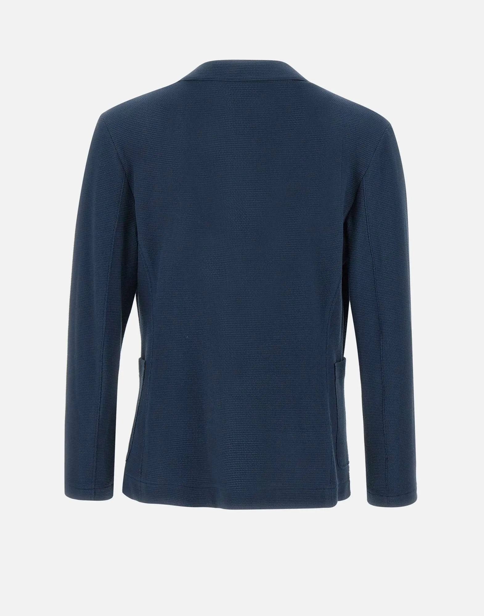 Bob Mick480 Blue Stretch Cotton Blazer