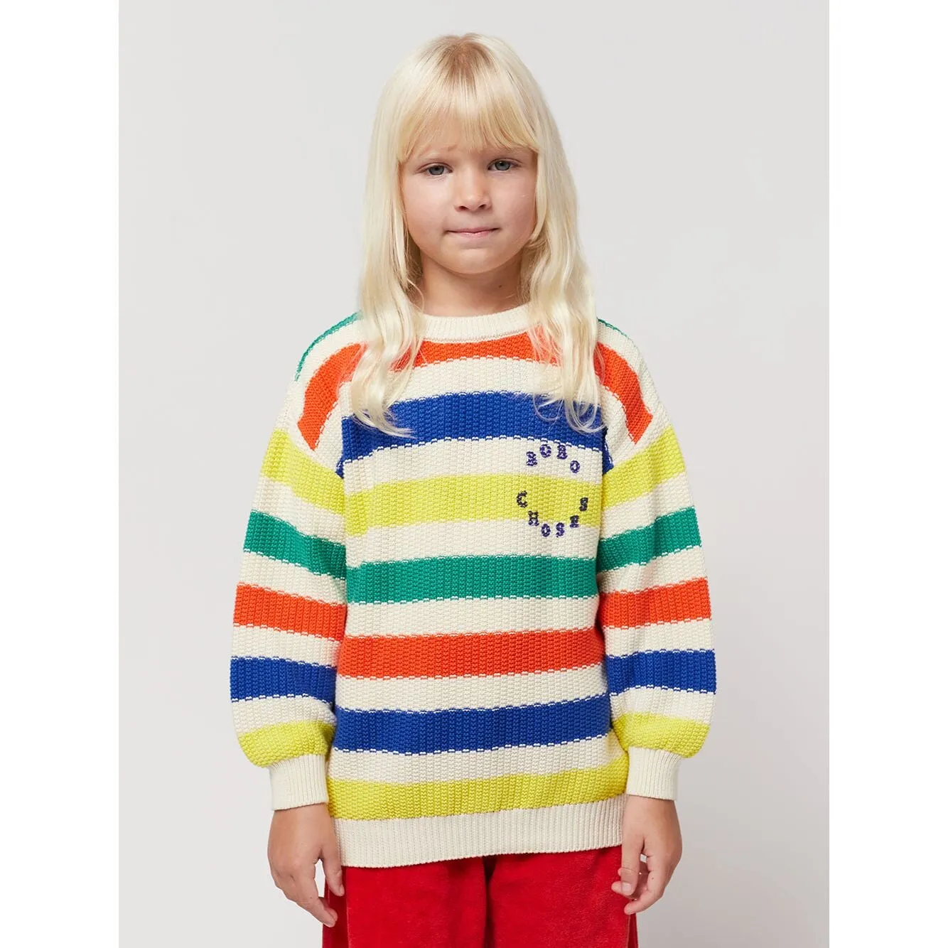 Bobo Choses Multicolor Stripes Jumper