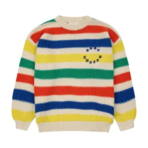 Bobo Choses Multicolor Stripes Jumper