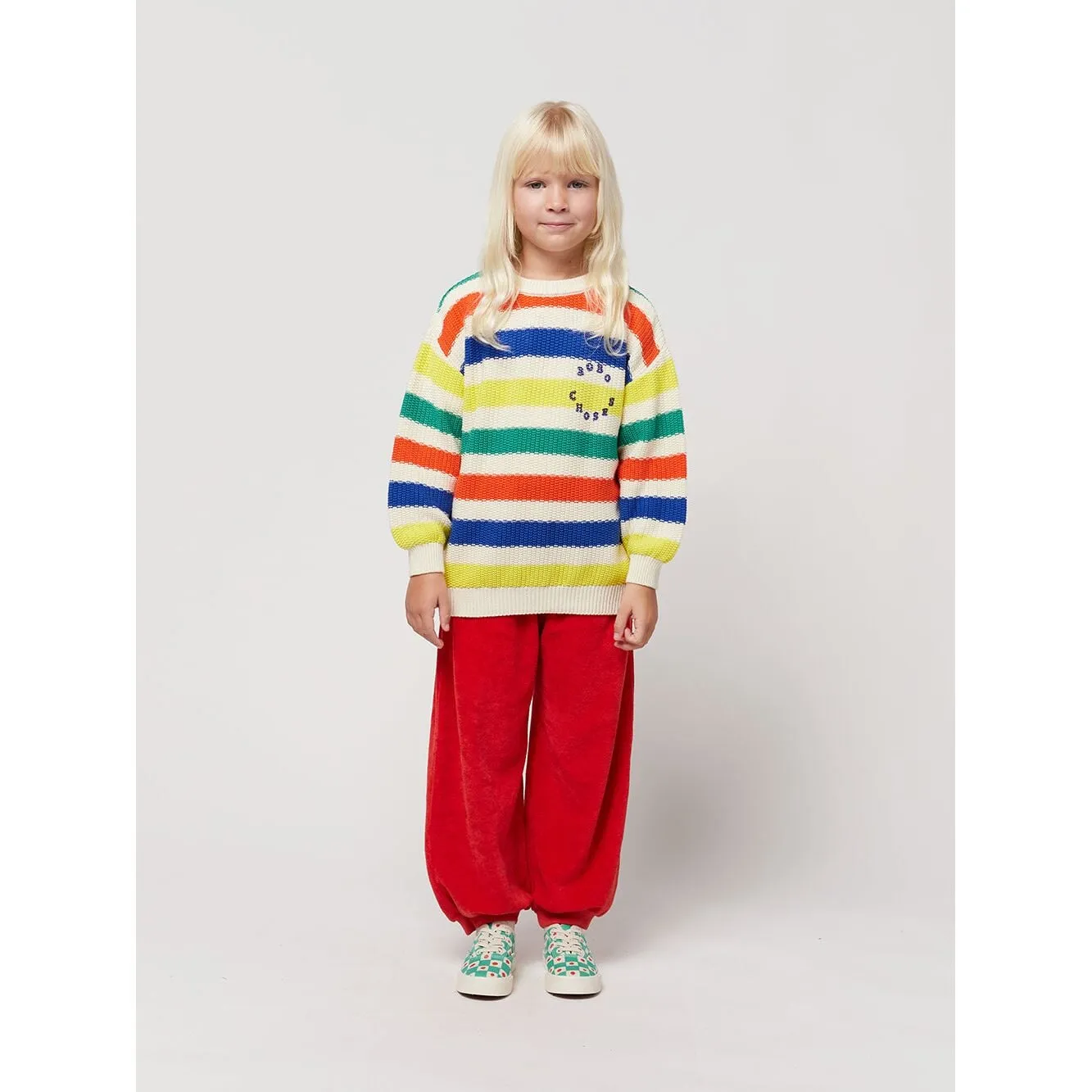 Bobo Choses Multicolor Stripes Jumper