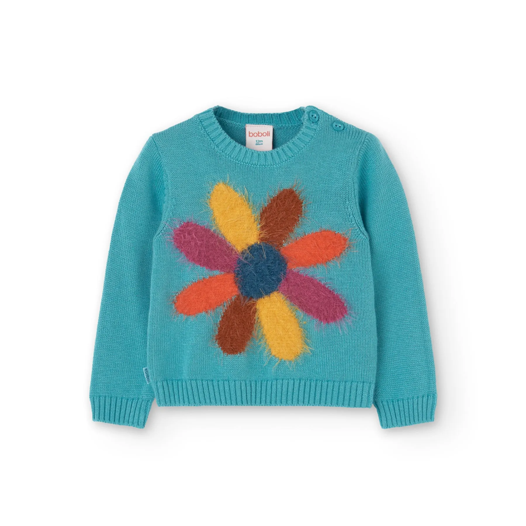 Boboli Big Flower Sweater